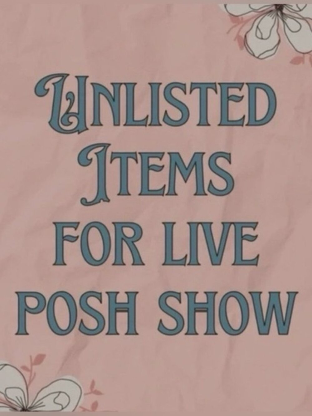 unlisted during show